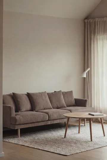 Sjövik sofa - Jump Brown 1955-white-oiled oak, 3,5-seater - 1898