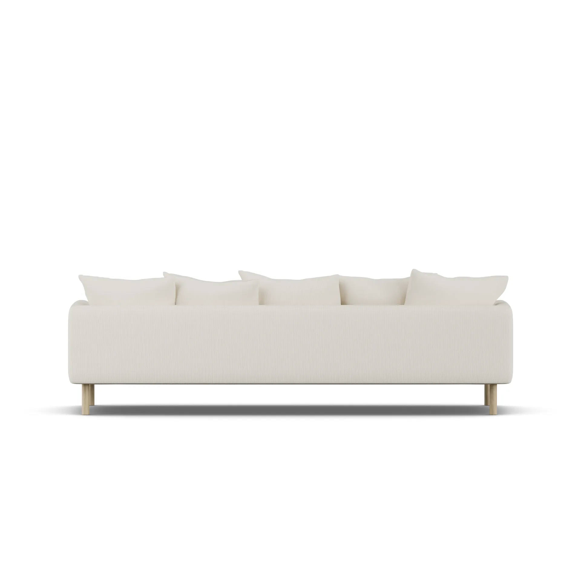 Sjövik sofa, Jump Off White 1954-white-oiled oak, 3,5-seater 1898