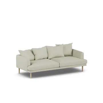 Sjövik sofa - Luiza Beige 3981-white-oiled oak, 3-seater - 1898