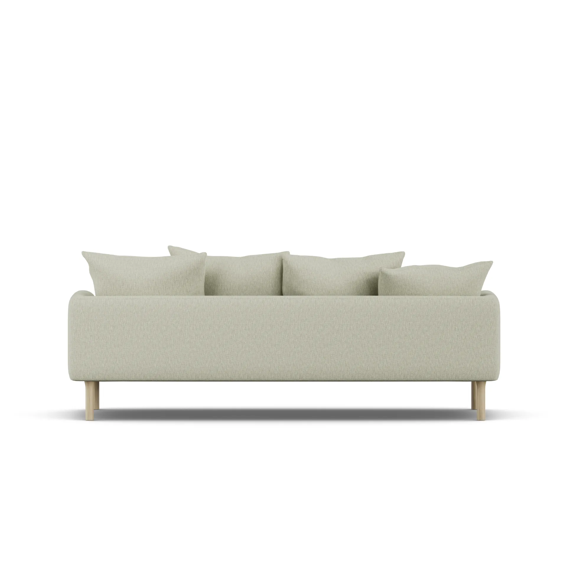 Sjövik sofa, Luiza Beige 3981-white-oiled oak, 3-seater 1898