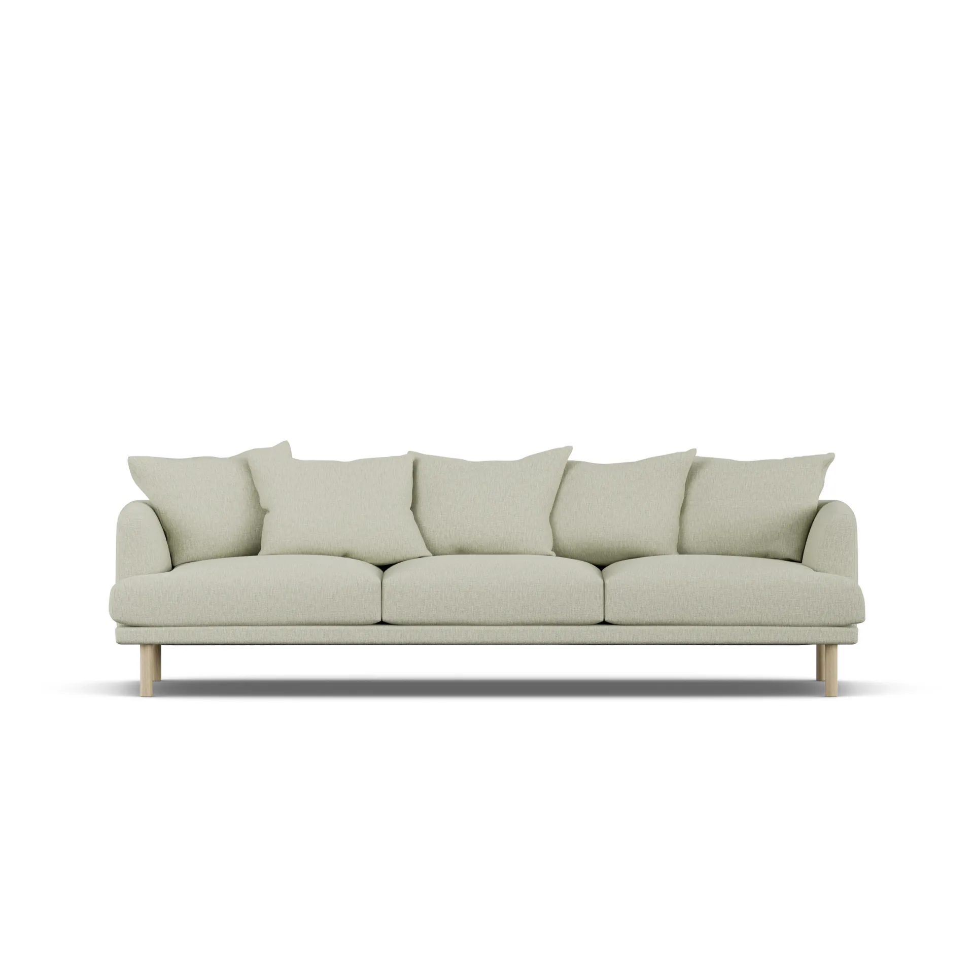 Sjövik sofa, Luiza Beige 3981-white-oiled oak, 3,5-seater 1898