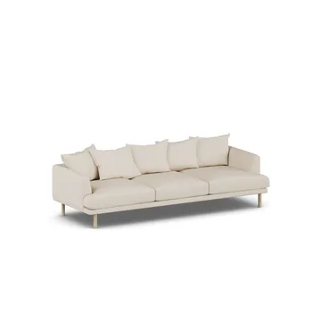 Sjövik sofa - Same Beige 6670-white-oiled oak, 3,5-seater - 1898