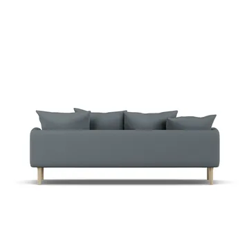 Sjövik sofa - Same Blue 6678-white-oiled oak, 3-seater - 1898