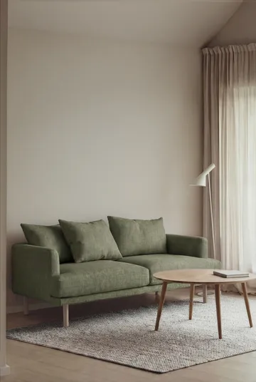 Sjövik sofa - Same Forest 6677-white-oiled oak, 2,5-seater - 1898