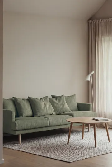 Sjövik sofa - Same Forest 6677-white-oiled oak, 3,5-seater - 1898