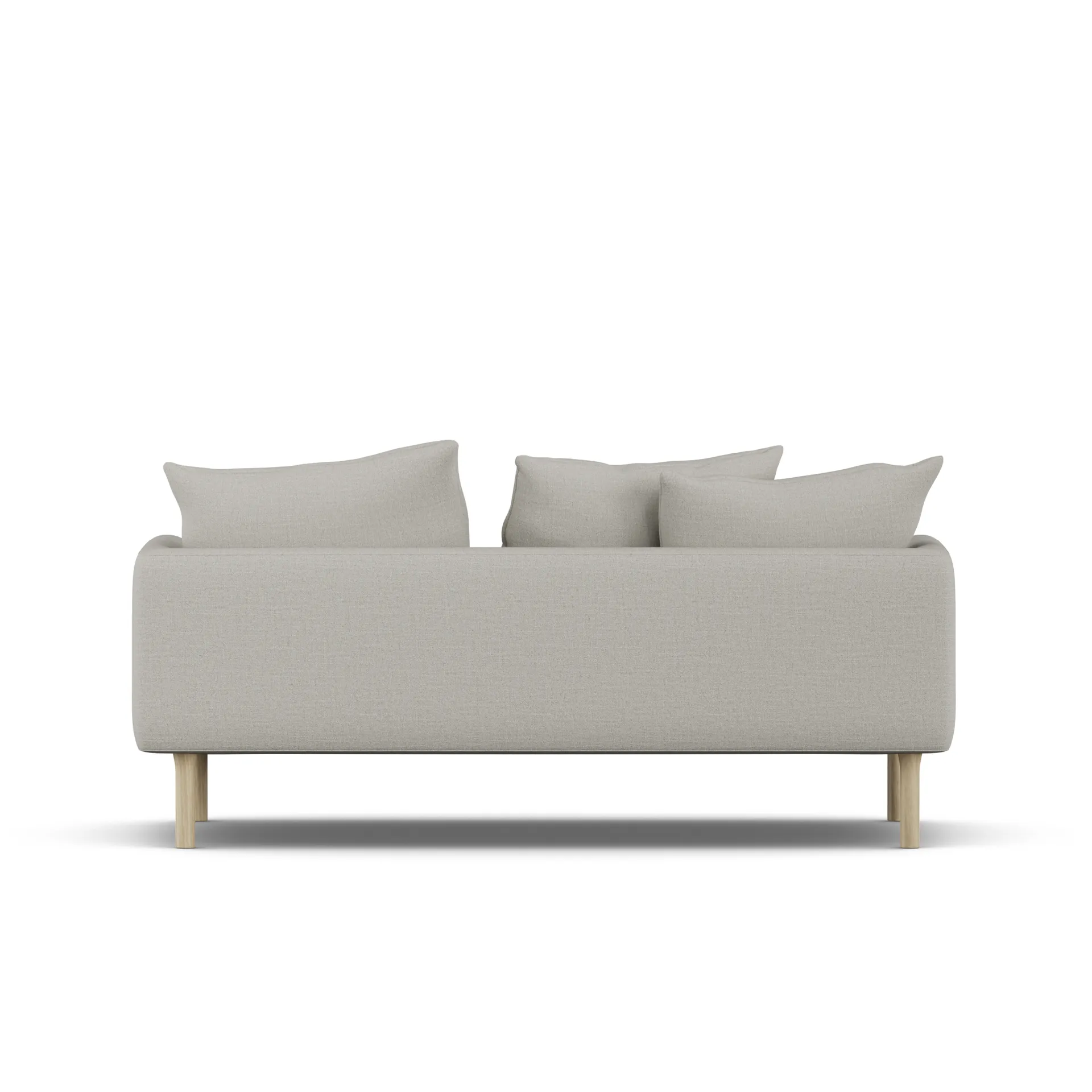 Sjövik sofa, Same Grey 6673-white-oiled oak, 2,5-seater 1898