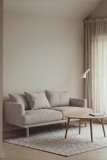 Sjövik sofa - Same Grey 6673-white-oiled oak, 2,5-seater - 1898