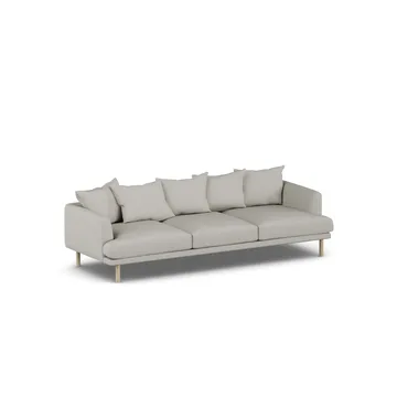 Sjövik sofa - Same Grey 6673-white-oiled oak, 3,5-seater - 1898