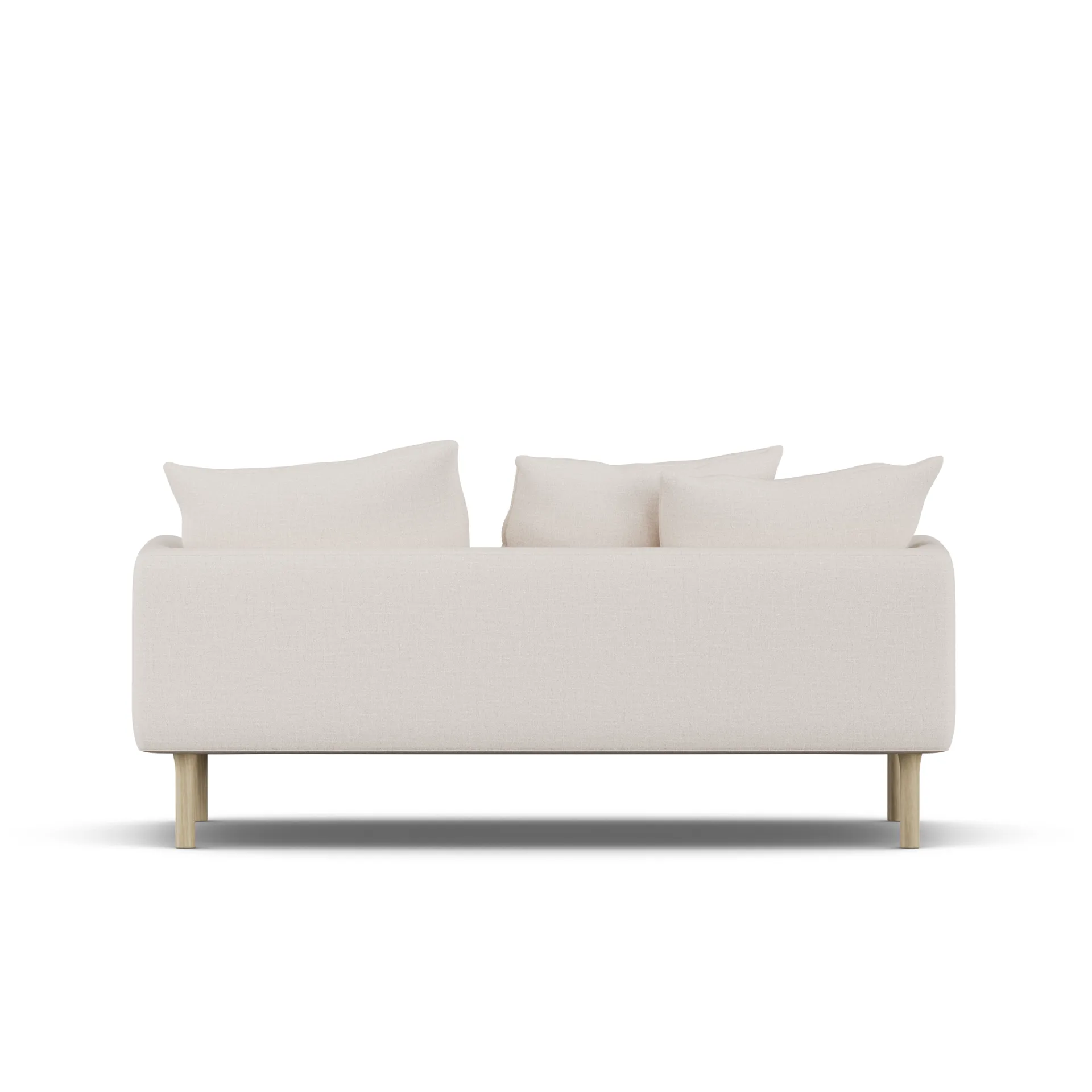 Sjövik sofa, Same Off White 6671-white-oiled oak, 2,5-seater 1898