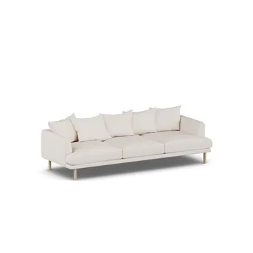 Sjövik sofa - Same Off White 6671-white-oiled oak, 3,5-seater - 1898