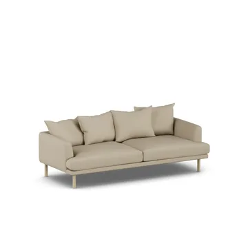 Sjövik sofa - Same Sand 6672-white-oiled oak, 3-seater - 1898