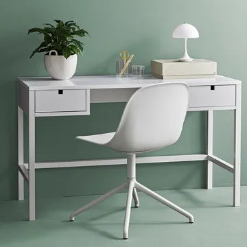 Square writing table - White - 1898