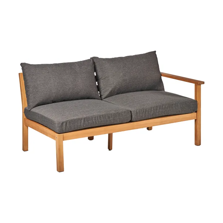 Stockaryd sofa module 2-seater left teak/dark grey - 1898