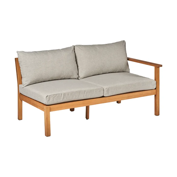 Stockaryd sofa module 2-seater left teak/light grey - 1898