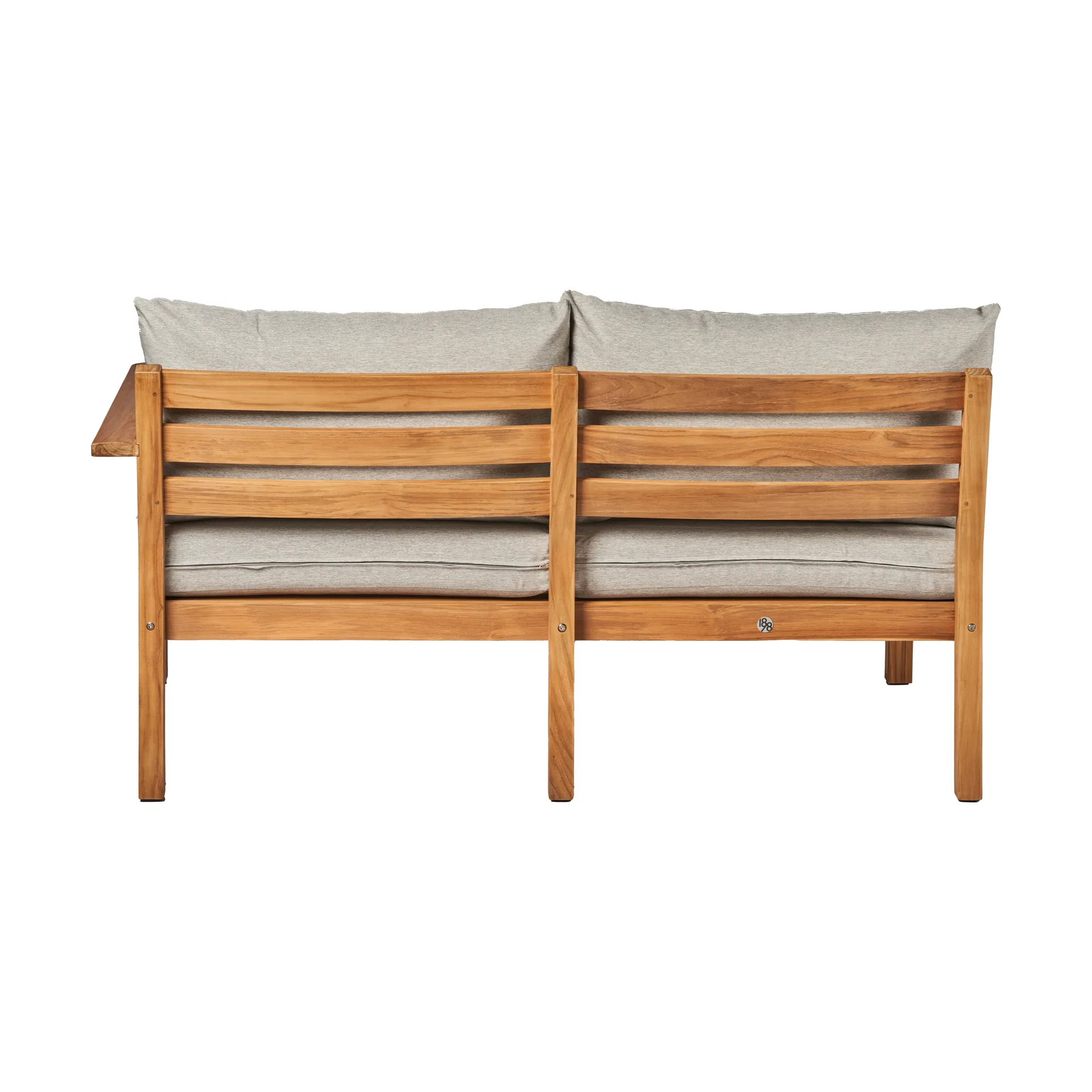 Stockaryd sofa module 2-seater left teak/light grey,  1898