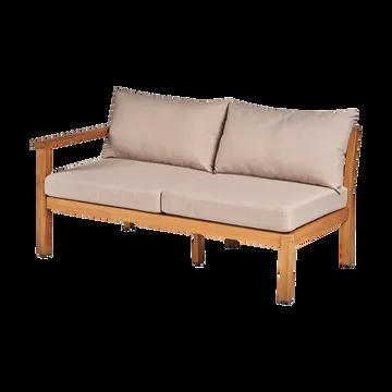 Stockaryd sofa module 2-seater right teak/beige - 1898