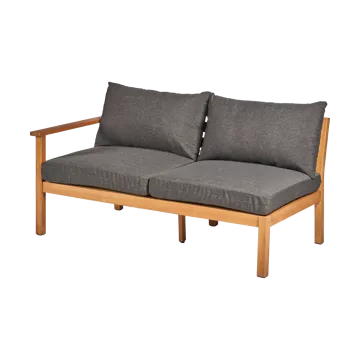 Stockaryd sofa module 2-seater right teak/dark grey - 1898