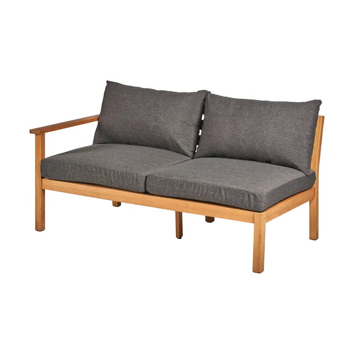 Stockaryd sofa module 2-seater right teak/dark grey - 1898