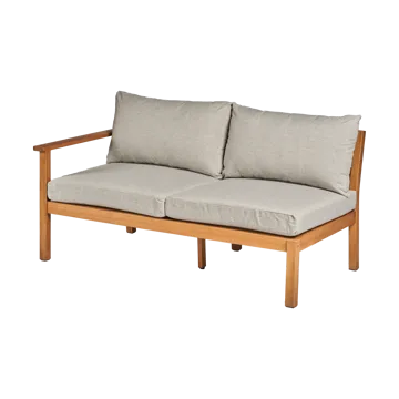Stockaryd sofa module 2-seater right teak/light grey - 1898