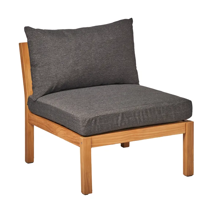 Stockaryd sofa module middle section teak/dark grey - 1898