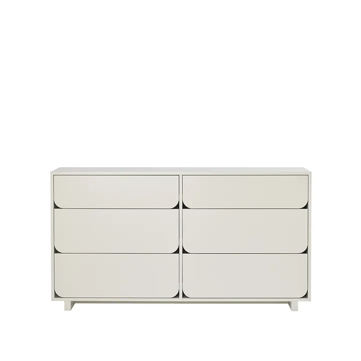 Vidja Dubbel chest of draws - Sand. 6 box - 1898