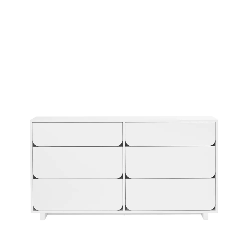 Vidja Dubbel chest of draws, White lacq. 6 box 1898