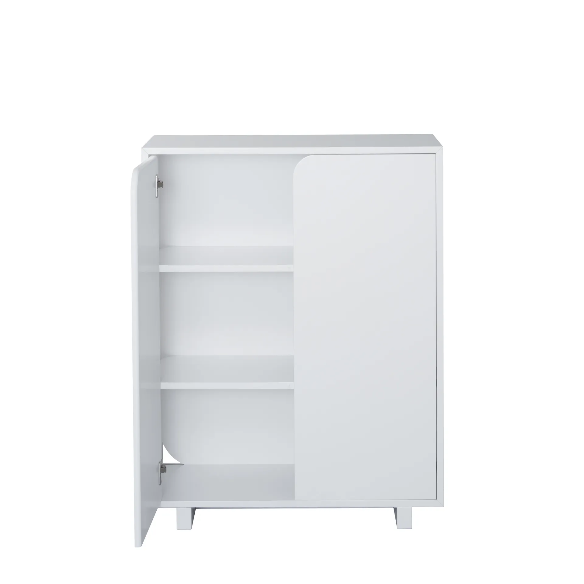 Vidja low cabinet, White lack 1898