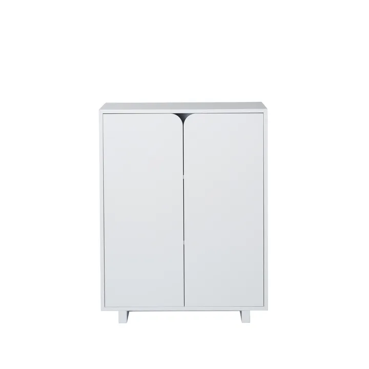Vidja low cabinet - White lack - 1898