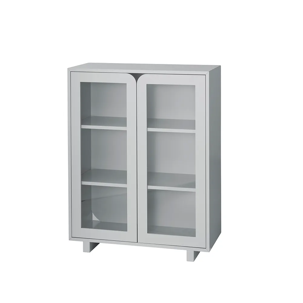 Vidja low display cabinet, Grey 1898