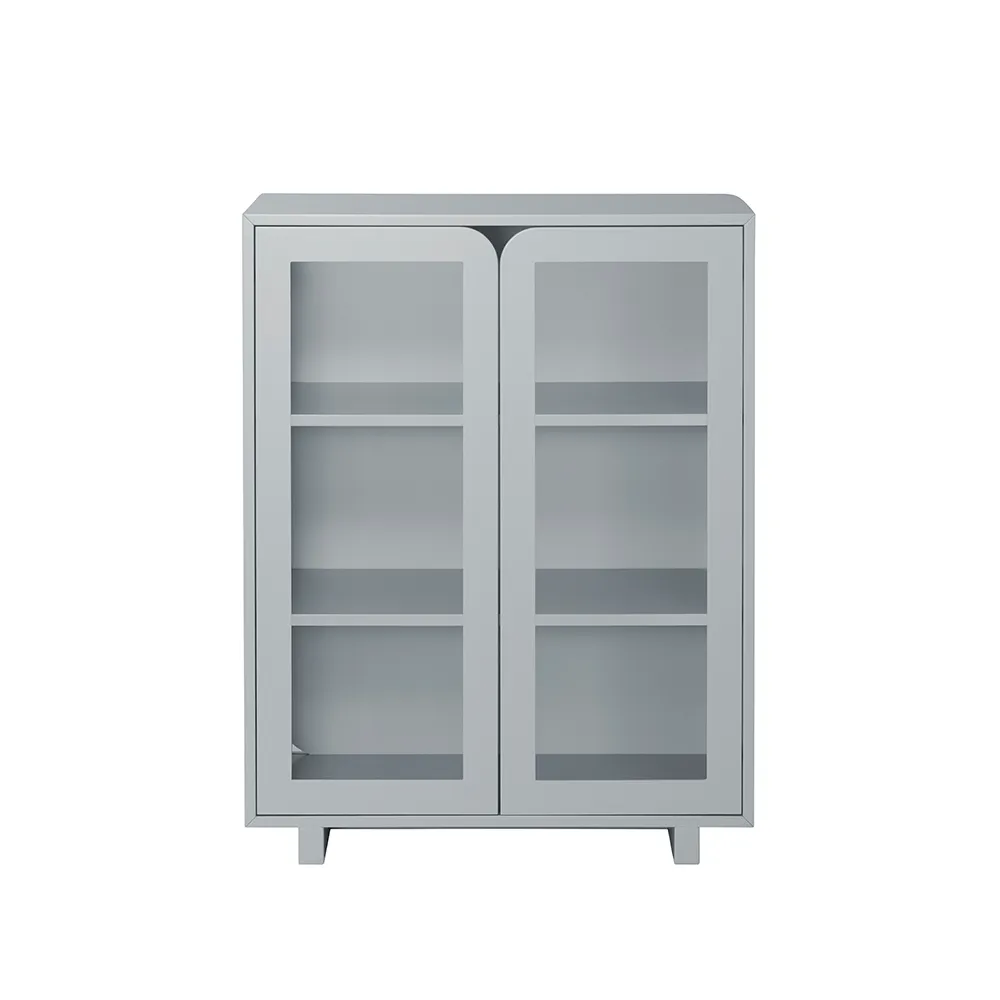 Vidja low display cabinet, Grey 1898