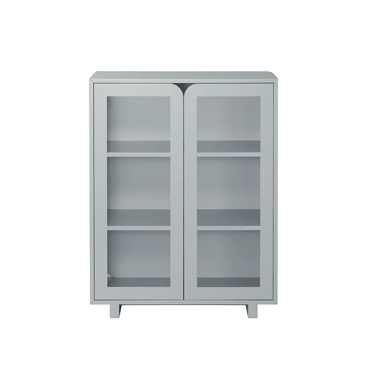 Vidja low display cabinet - Grey - 1898