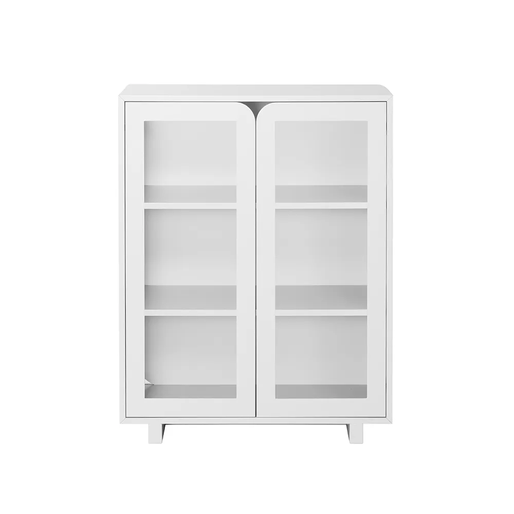 Vidja low display cabinet, White 1898