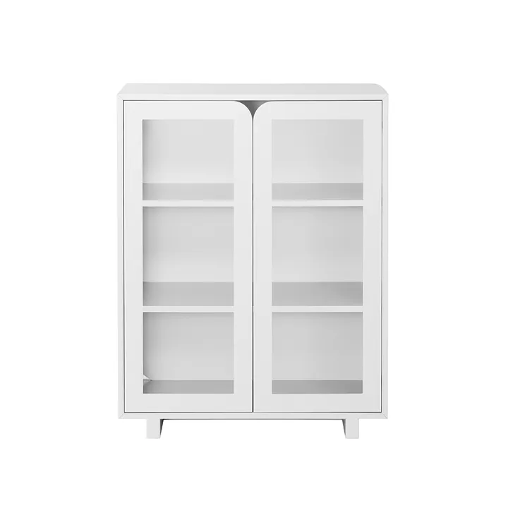 Vidja low display cabinet - White - 1898