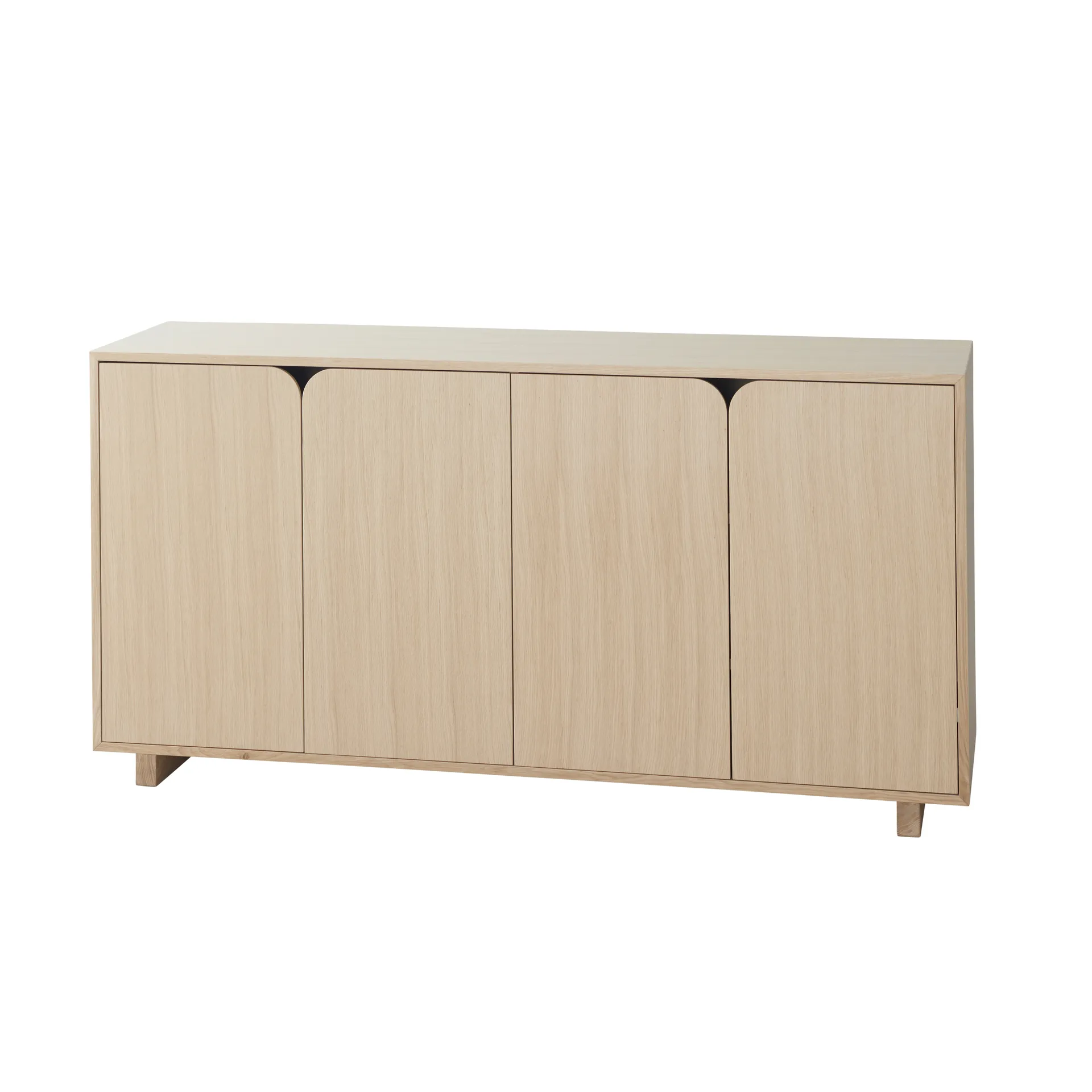 Vidja side table, White pigmented oak 1898