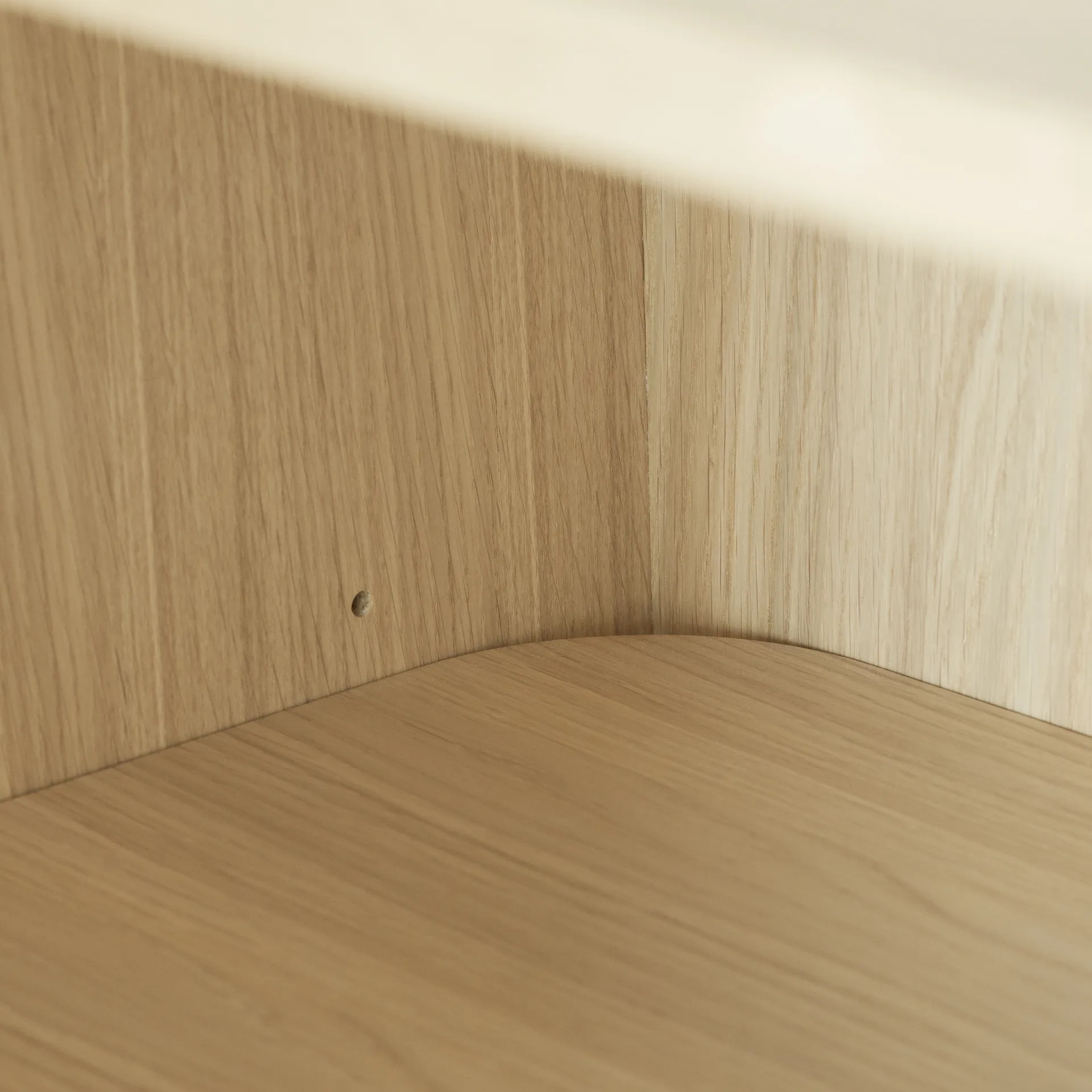 Vidja side table, White pigmented oak 1898