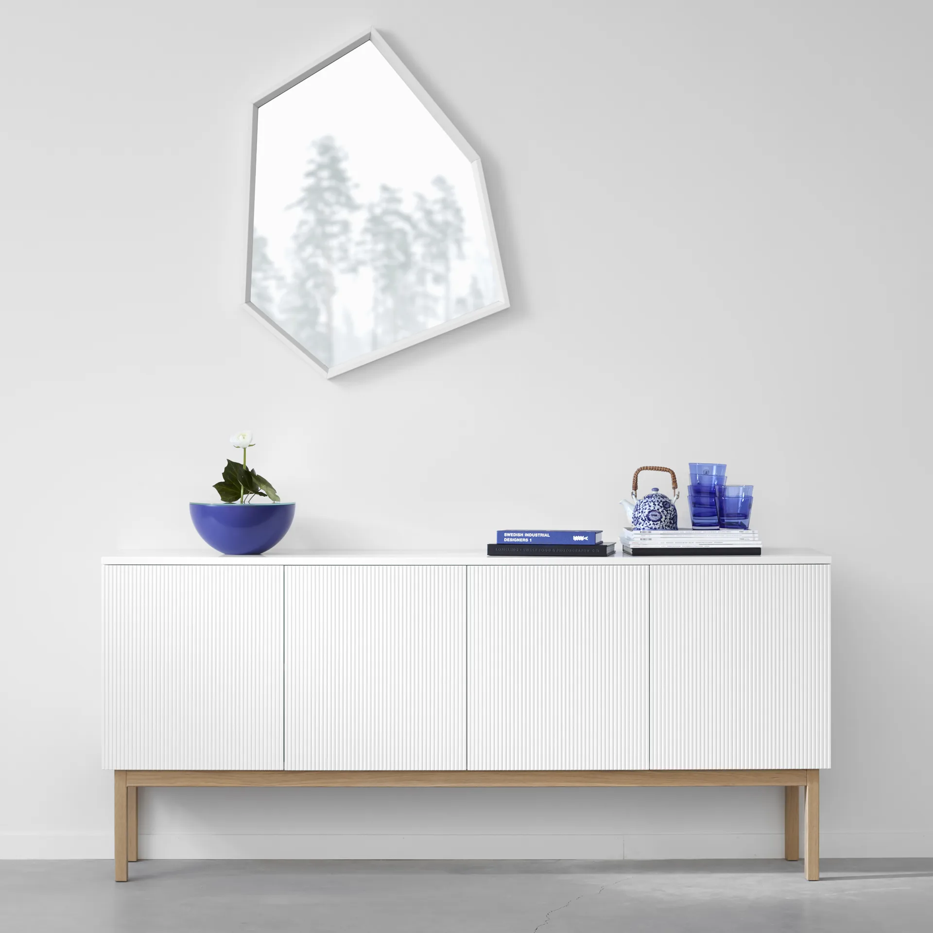 Beam side table, Light grey, light grey base A2