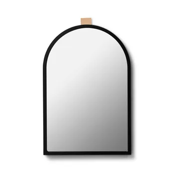 Echo wall mirror - Black, 43x63 cm - A2