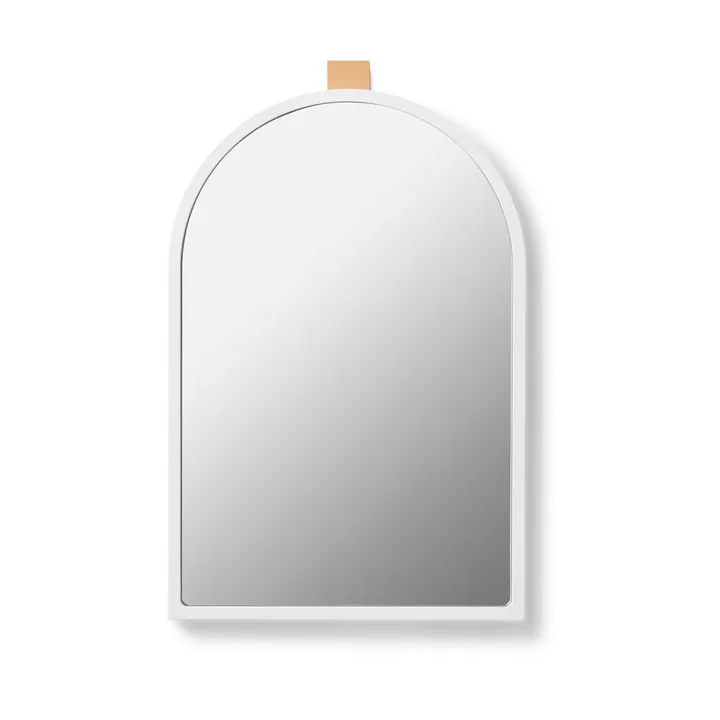 Echo wall mirror - White, 43x63 cm - A2