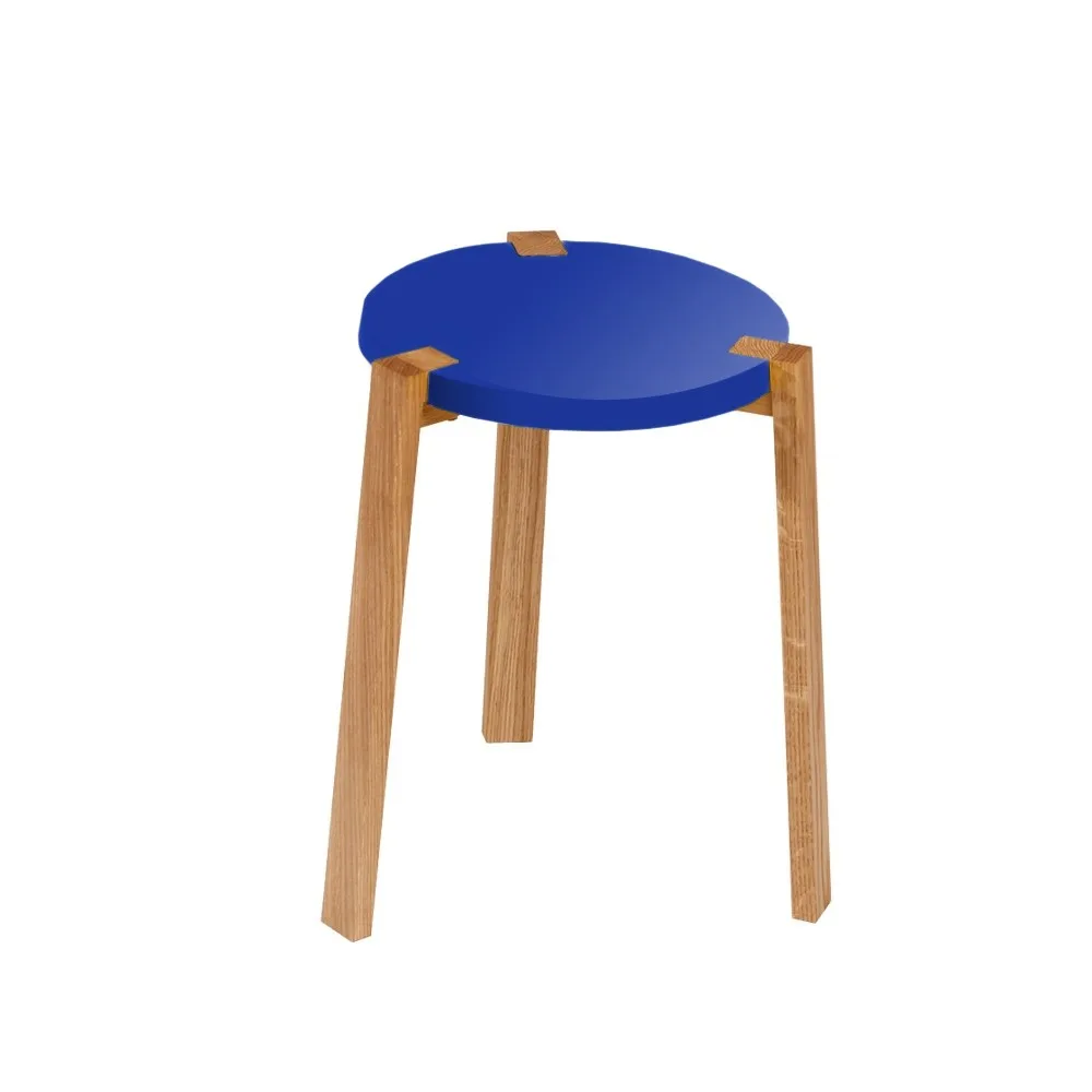 Happy Pall, Blue, oak legs A2
