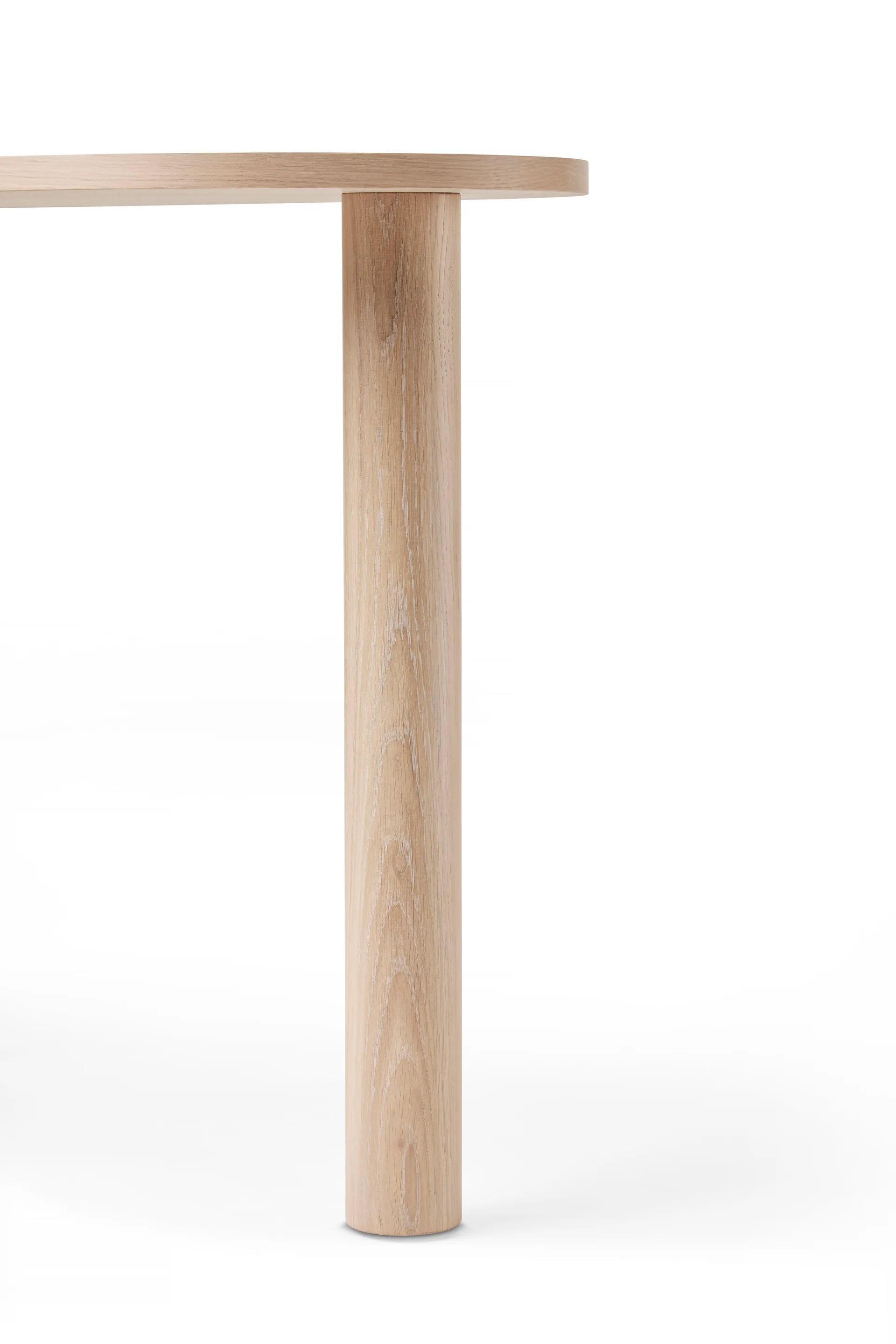 Hub desk, White-oiled oak, 100x73x43 cm A2