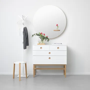 Keep dresser - White, oiled oak legs - A2