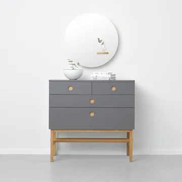 Keep dresser - White, oiled oak legs - A2