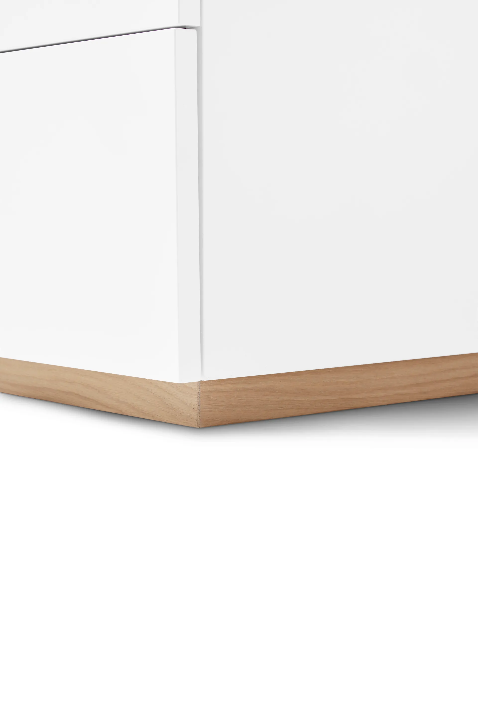 Keep high chest of drawers, White-oiled oak, 95x98x40 cm A2