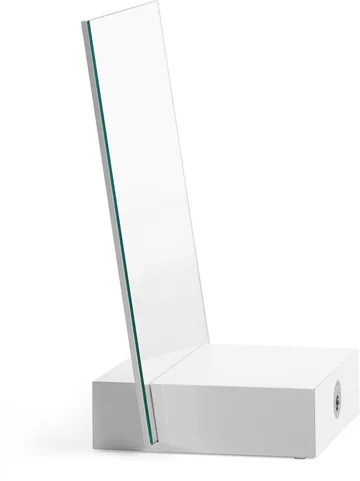 Me table mirror with storage - White, 34x57x30 cm - A2