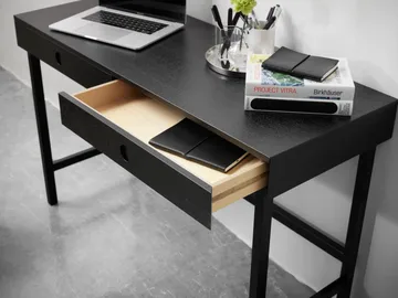 Mind desk - Black-stained oak, 118x74x44 cm - A2