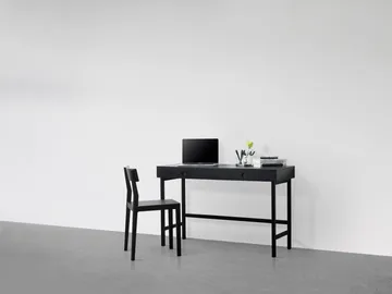 Mind desk - Black-stained oak, 118x74x44 cm - A2