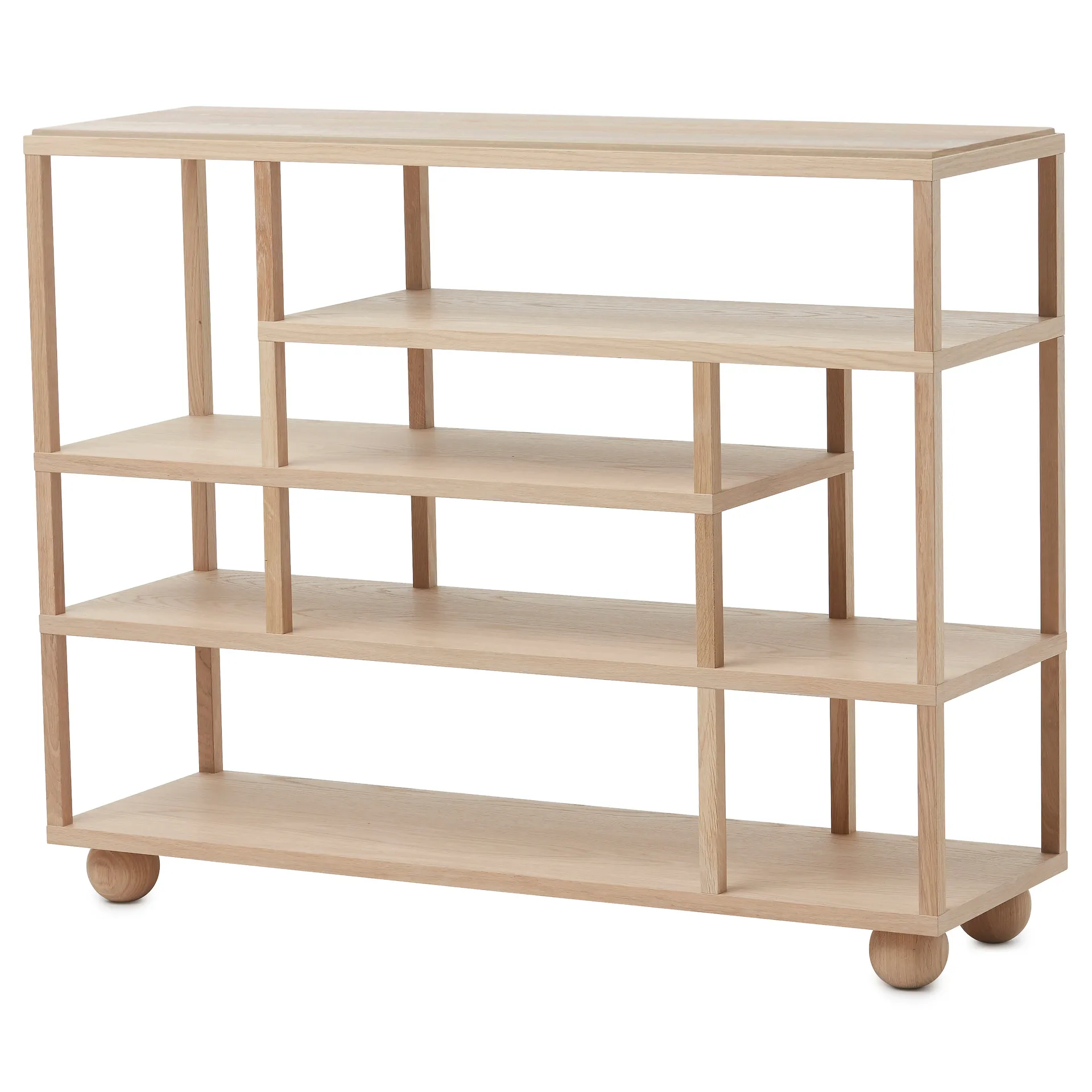 Show shelf, White oiled oak A2