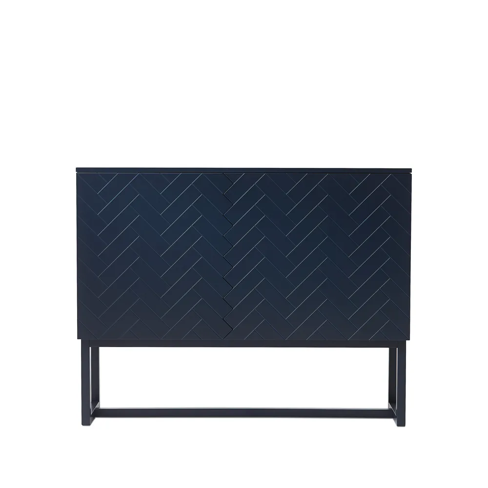 Story Side table, Midnight blue, blue stand A2