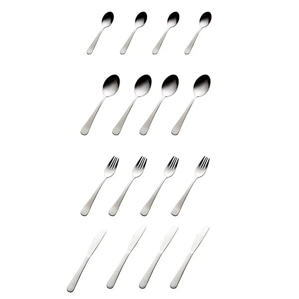 Atelier cutlery set - 16 pieces stainless steel - Aida