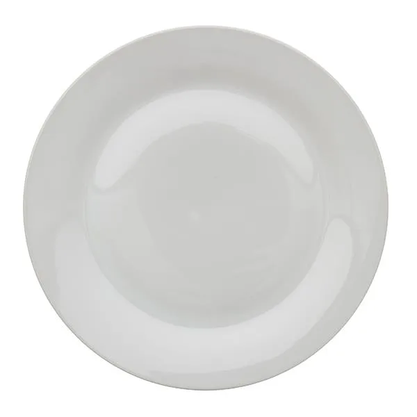 Café matte plate Ø27 cm 4-pack, White Aida